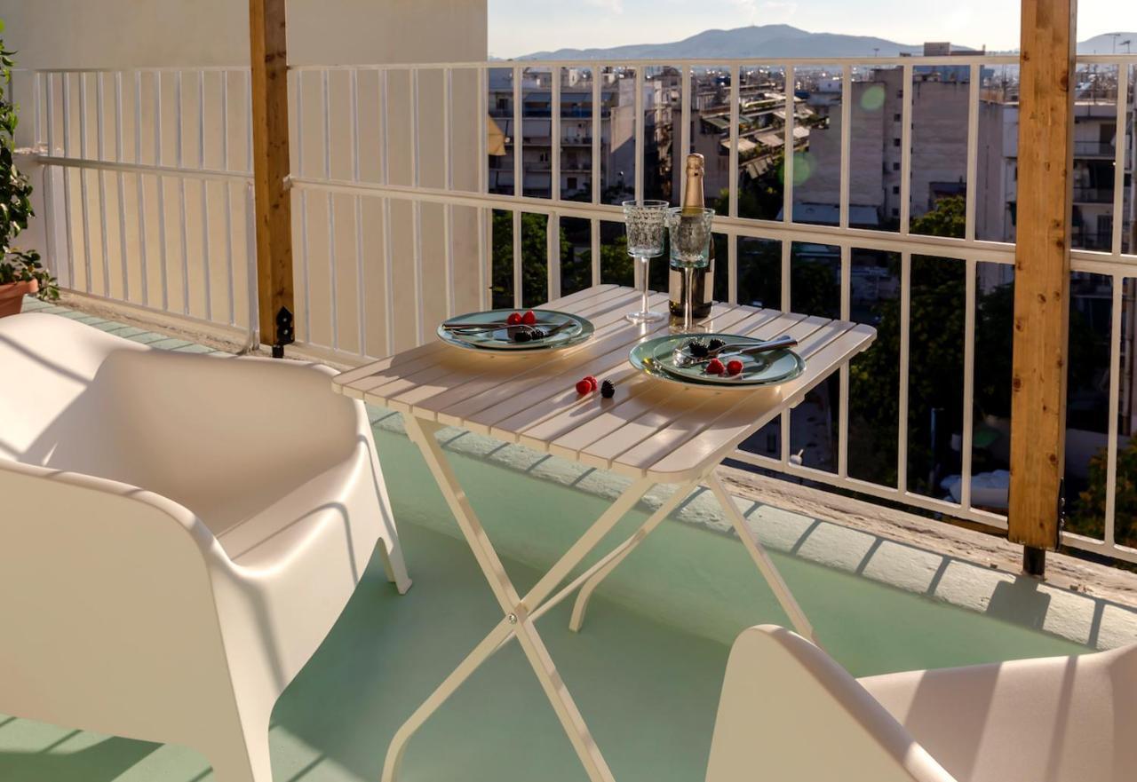 אתונה Blue And White Apartment Vipgreece מראה חיצוני תמונה